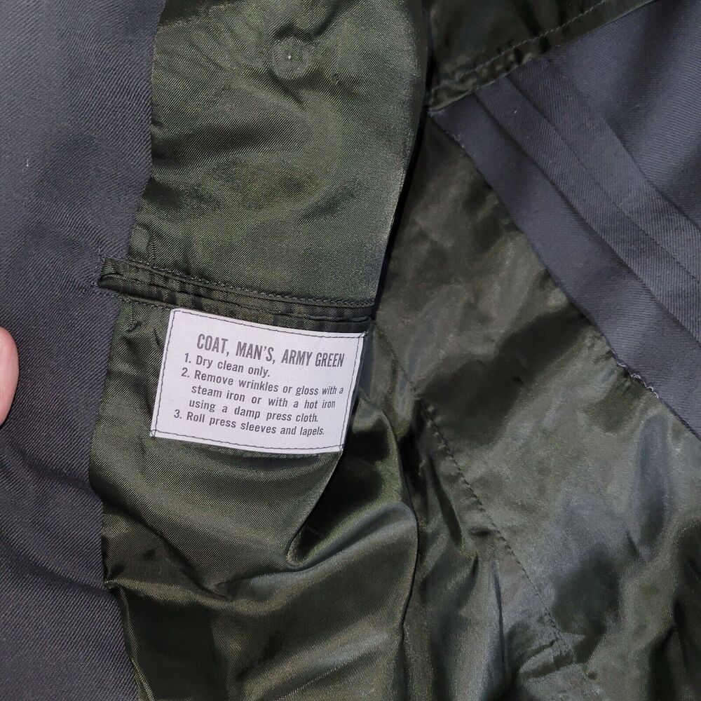 U.S. Army Dark Gray Jacket with Gold Accents - Picture 12 of 16